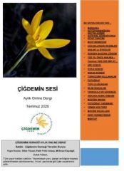 Çiğdemin Sesi Aylık Online Dergimizin Temmuz sayısı yayında