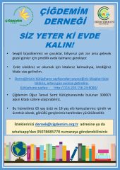 EVDE KAL, İSTEDİĞİN KİTABI GETİRELİM