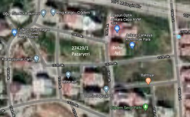 27429/1 parsel pazaryerinin ticari alana dönüştürülmesi kararına Büyükşehir Meclisinden RED