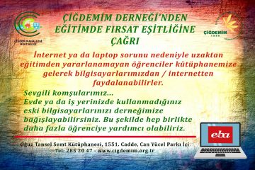 EĞİTİMDE FIRSAT EŞİTLİĞİNE ÇAĞRI