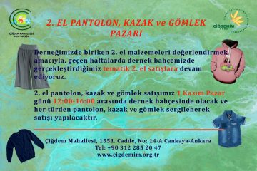 2.EL PANTOLON-KAZAK-GÖMLEK PAZARI
