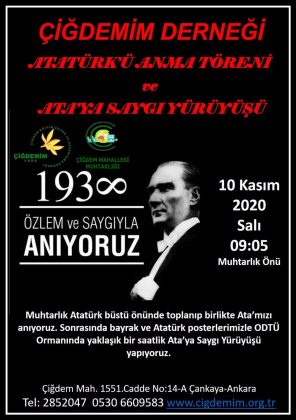 ATA’MIZI ANIYORUZ