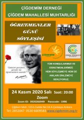 ÖĞRETMENLER GÜNÜ SÖYLEŞİSİ