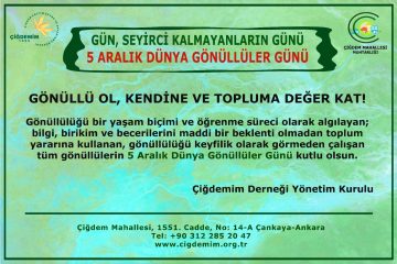 GÖNÜLLÜLER GÜNÜ