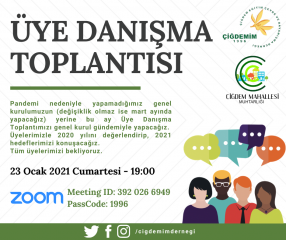 ÜYE DANIŞMA TOPLANTISI