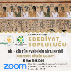 Edebiyat Söyleşileri-Dil-Kültür Evrimi