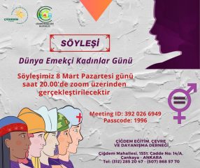 8 MART KADINLAR GÜNÜ SÖYLEŞİ