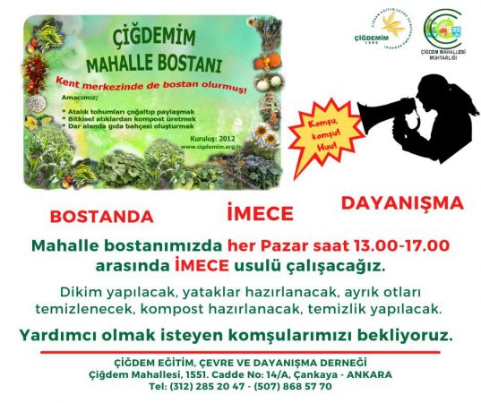 BOSTANDA İMECE