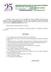 GENEL KURULUMUZU YAPIYORUZ