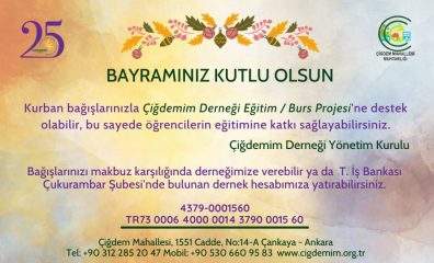 İYİ BAYRAMLAR