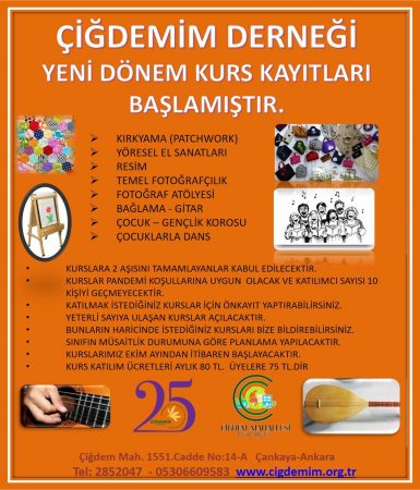 YENİ DÖNEM ATÖLYE ÇALIŞMALARI KAYITLARI