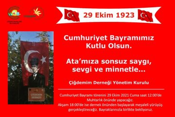 CUMHURİYET BAYRAMI KUTLU OLSUN
