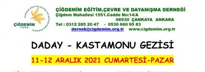 DADAY-KASTAMONU GEZİSİ