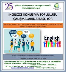 İNGİLİZCE KONUŞMA KULÜBÜ BAŞLIYOR