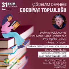 EDEBİYAT TOPLULUĞU-EKİM