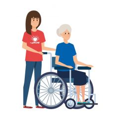 YAŞLI KADIN BAKICISI