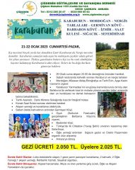 KARABURUN-NERGİS-İZMİR-SEFERHİSAR GEZİSİ