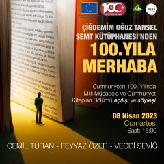 KÜTÜPHANEDE 100.YILA MERHABA