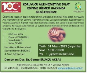 KORUYUCU AİLE VE EVLAT EDİNME HAKKINDA BİLGİLENDİRME