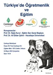 SÖYLEŞİ-TÜRKİYE’DE ÖĞRETMENLİK VE EĞİTİM