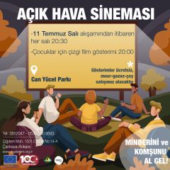 AÇIK HAVA SİNEMASI BAŞLIYOR