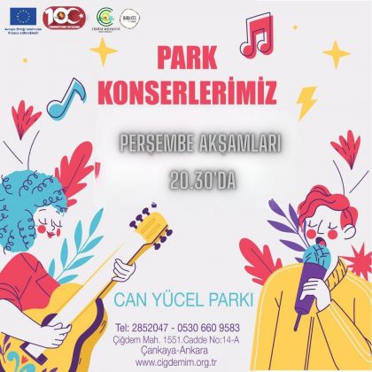PARK KONSERLERİ DEVAM EDİYOR