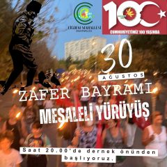 30 AĞUSTOS MEŞALELİ YÜRÜYÜŞ