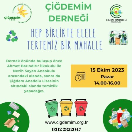 HEP BİRLİKTE ELELE, TERTEMİZ BİR MAHALLE