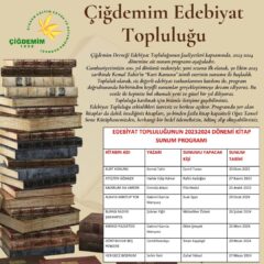 ÇİĞDEMİM EDEBİYAT TOPLULUĞU YENİ DÖNEM