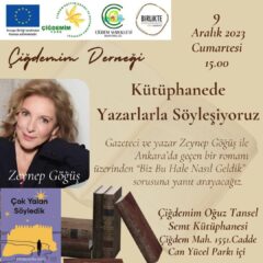 KÜTÜPHANEDE YAZARLARLA SÖYLEŞİ