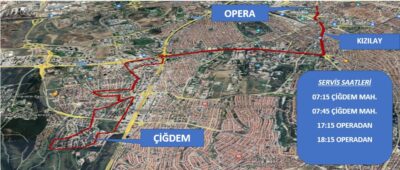 EGO 133 NOLU HAT BAŞLADI