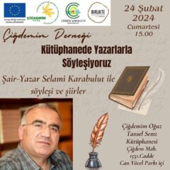 KÜTÜPHANEDE YAZARLARLA SÖYLEŞİ