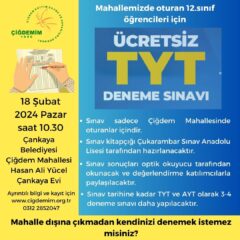 AYT/TYT DENEME SINAVI