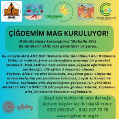 ÇİĞDEMİM MAG KURULUYOR