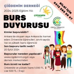 BURS BAŞVURULARI BAŞLADI