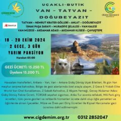 VAN-TATVAN-DOĞUBEYAZIT GEZİSİ