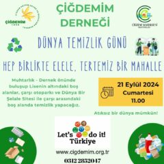 DÜNYA TEMİZLİK GÜNÜ