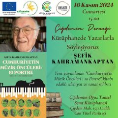 KÜTÜPHANEDE YAZARLARLA BULUŞUYORUZ