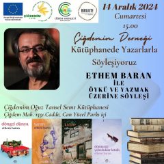 KÜTÜPHANEDE YAZARLARLA SÖYLEŞİYORUZ