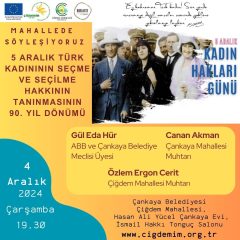 TÜRK KADININA SEÇME VE SEÇİLME HAKKI