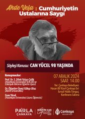 CAN YÜCEL 98 YAŞINDA