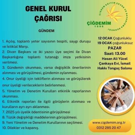 GENEL KURULUMUZ
