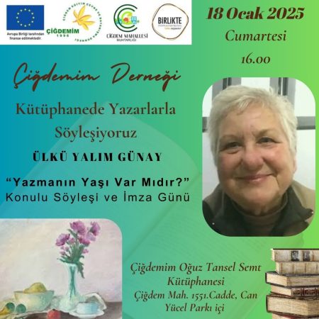 KÜTÜPHANEDE YAZARLARLA SÖYLEŞİYORUZ