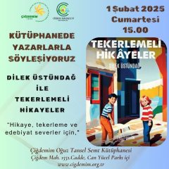 KÜTÜPHANEDE YAZARLARLA SÖYLEŞİYORUZ