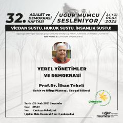 ADALET VE DEMOKRASİ HAFTASI SÖYLEŞİSİ