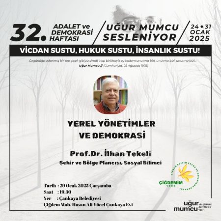 ADALET VE DEMOKRASİ HAFTASI SÖYLEŞİSİ