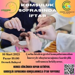 KOMŞULUK SOFRASI İFTARI