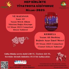 NİSAN AYI TİYATROLAR