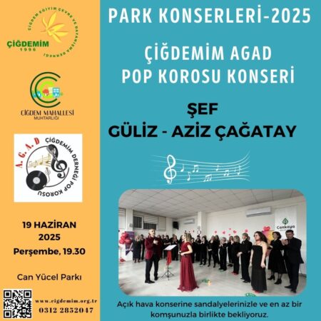 ÇİĞDEMİM AGAD POP KOROSU KONSERİ