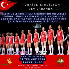 DEV EKRANDA MİLLİ MAÇ